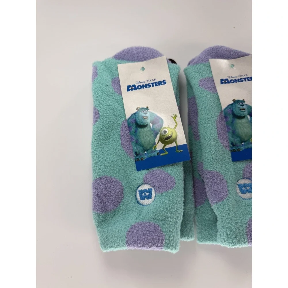 Crocs Monsters Inc Sulley Socks Disney Pixar Adult Small/Medium 2‎ Pairs New
